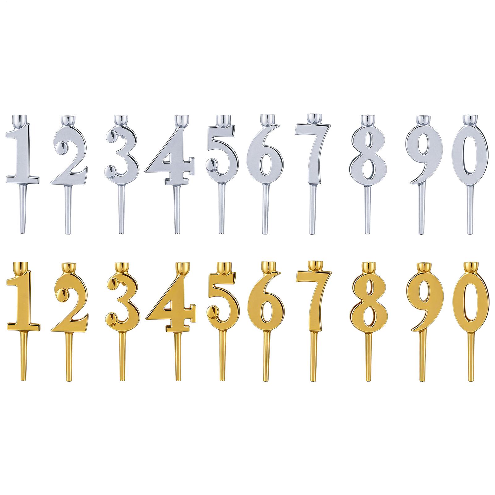 Candle Supplies In - Number Birthday Candle Holders for Cake