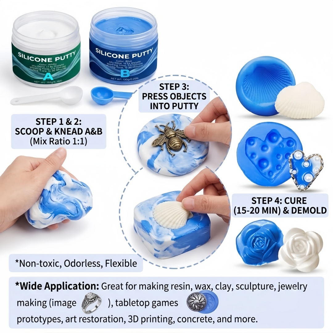 Silicone Putty Mold Making Sup - Candle Supplies In recension och pris