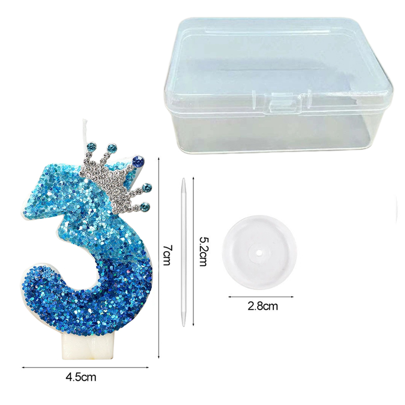 Creative Peacock Blue Crown Di - Candle Supplies In recension och pris