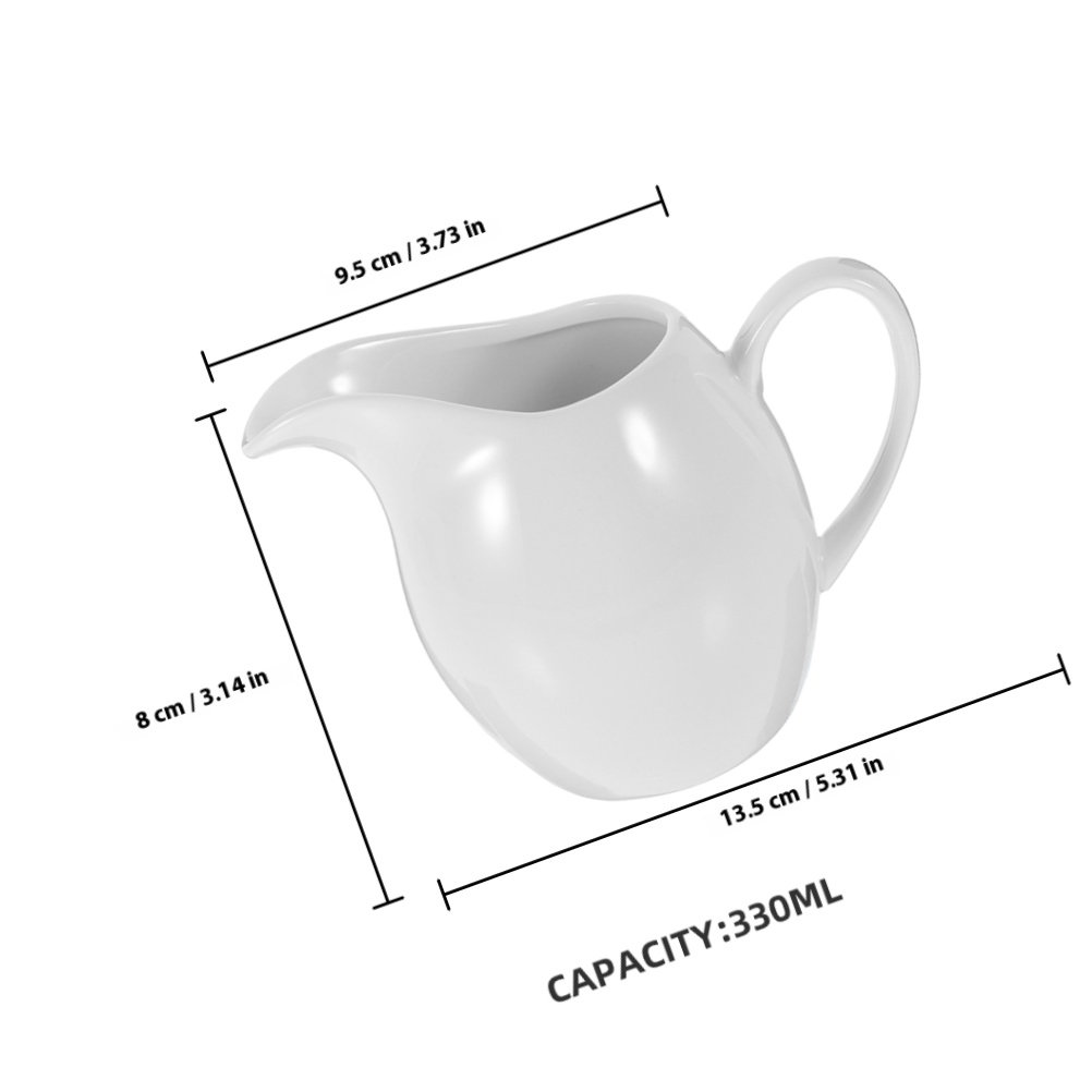 2Pcs Ceramic Milk Jug Creamer  - Pour Spout Pitcher recension och pris