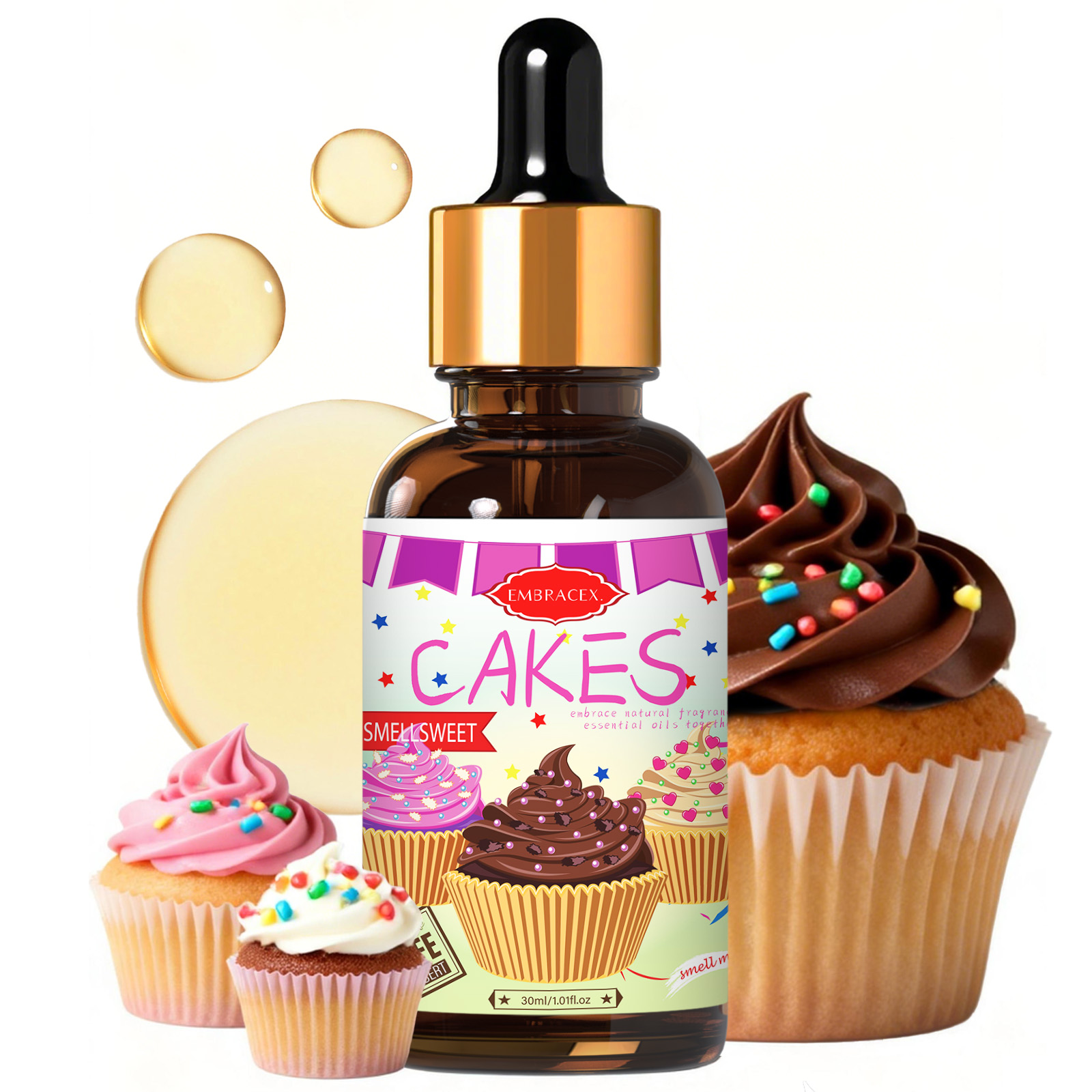 30ml Cakes Essential Oil Car S - Candle Supplies Fragrance Oil recension och pris