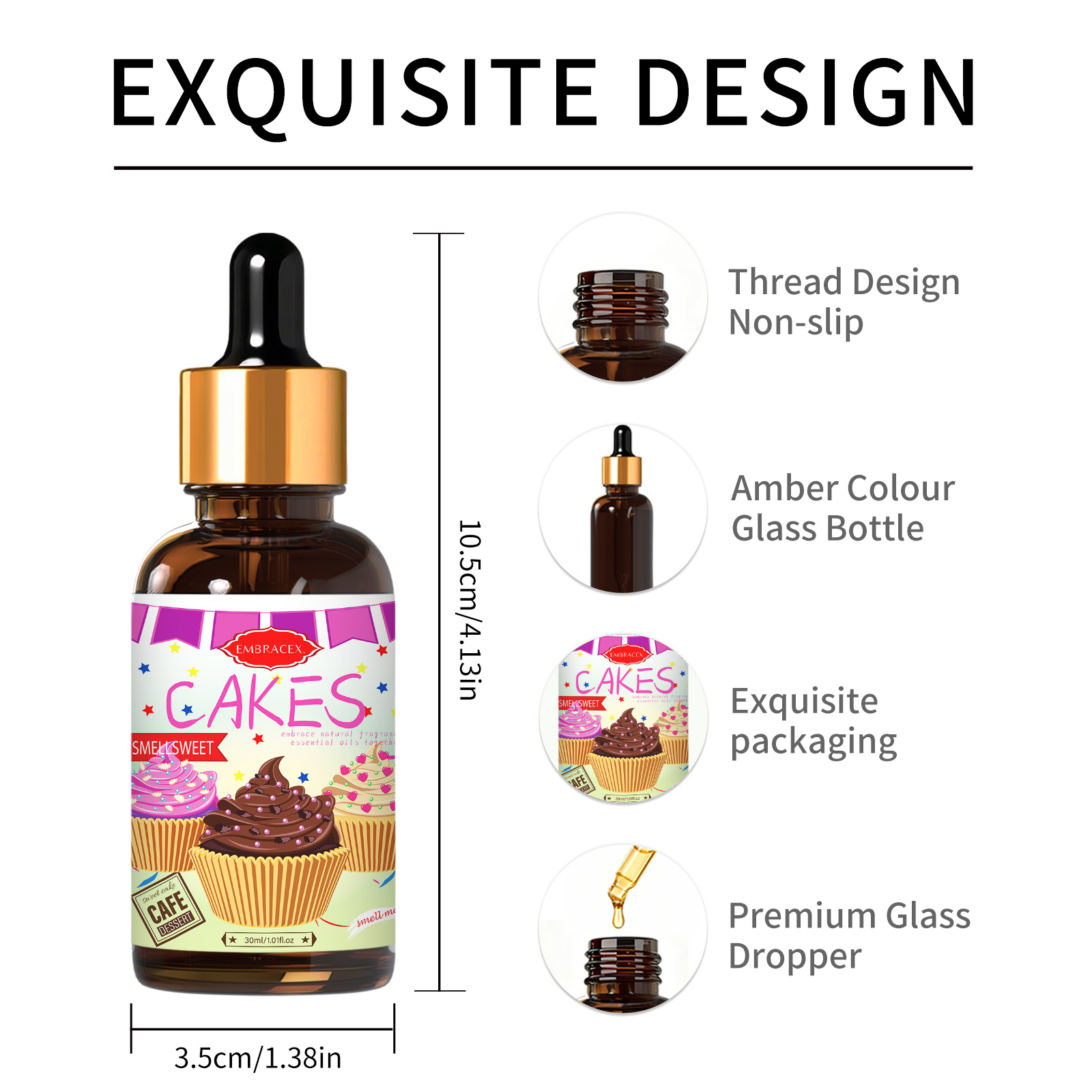 30ml Cakes Essential Oil Car S - Candle Supplies Fragrance Oil recension och pris
