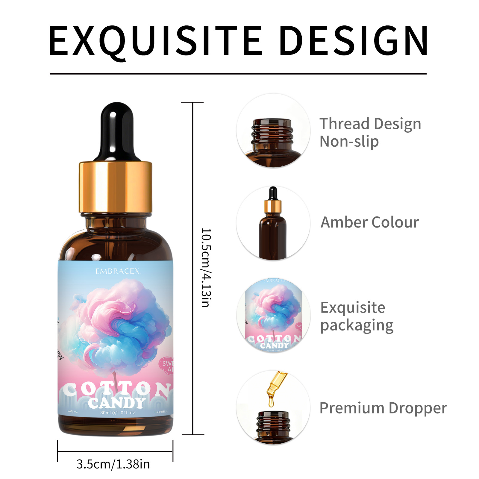 30ml Cotton Candy Essential Oi - Candle Supplies Fragrance Oil recension och pris