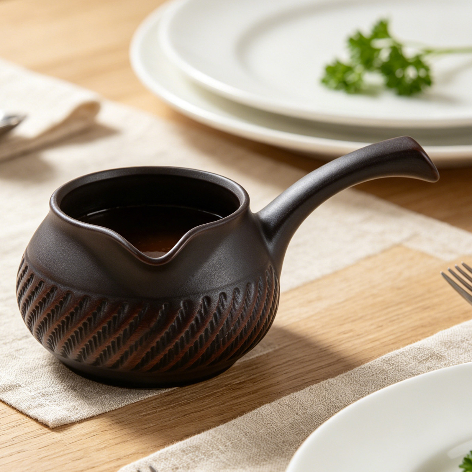 Ceramic Sauce Pitcher 190Ml Cr - Pour Spout Pitcher recension och pris