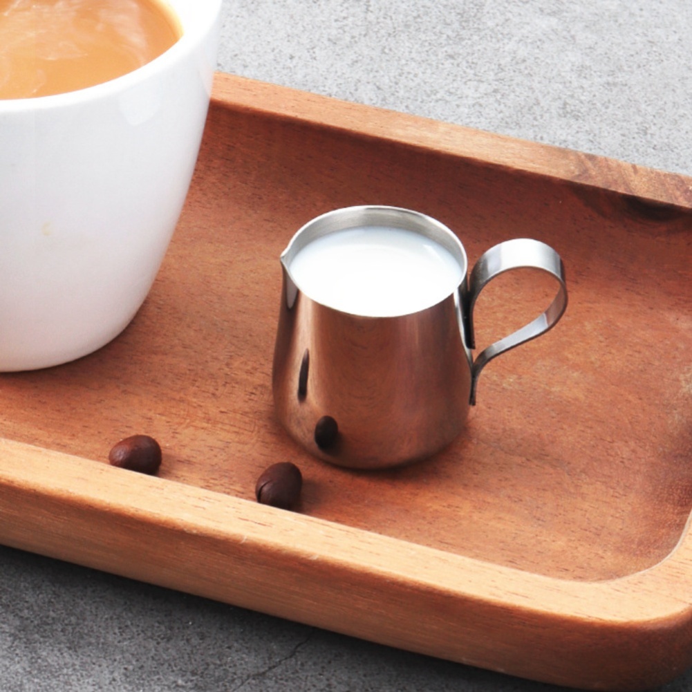 6 Pack Stainless Steel Creamer - Pour Spout Pitcher recension och pris