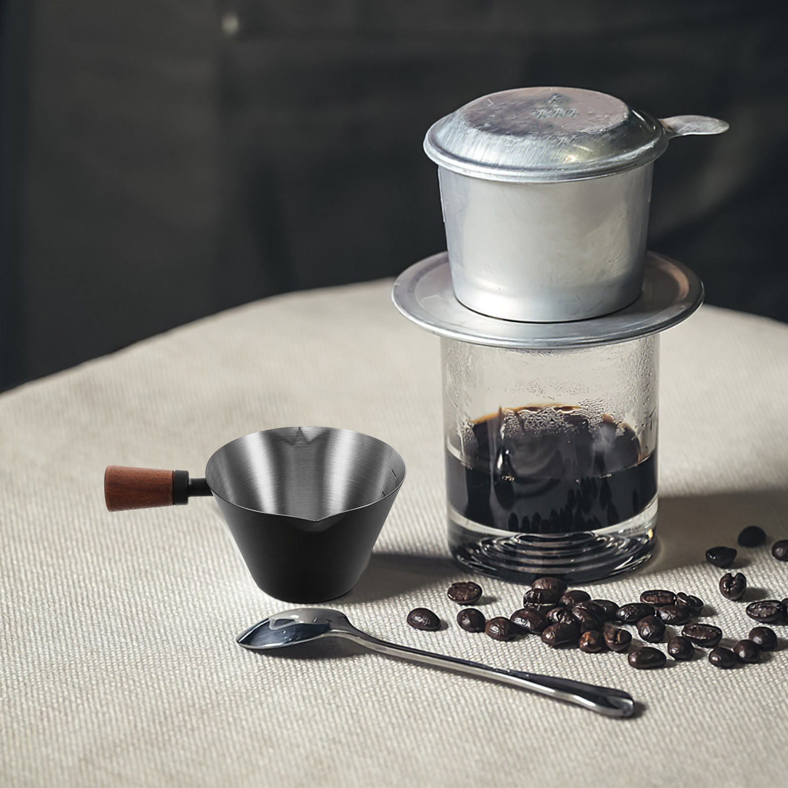 Stainless Steel Espresso Cup w - Pour Spout Pitcher recension och pris