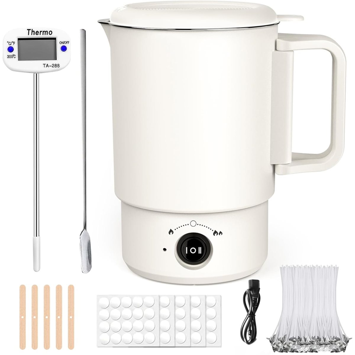 Electric Wax Melting Pot Kit w - Candle Supplies Uk recension och pris