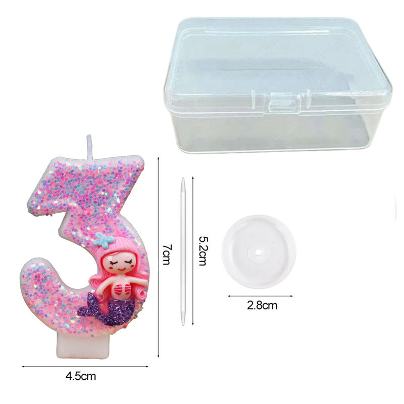Creative Pink Mermaid 0-9 Digi - Candle Supplies In recension och pris