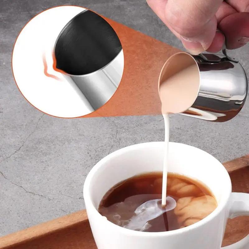 Stainless Steel Coffee Milk Fr - Pour Spout Pitcher recension och pris