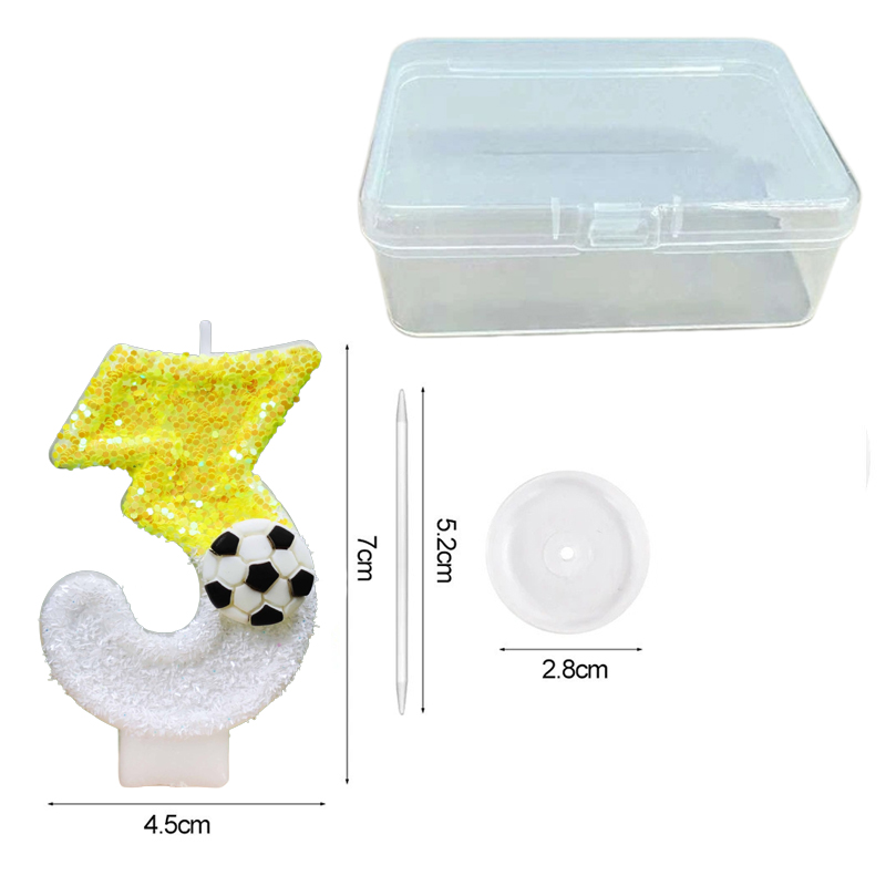 Yellow White Sequins Sports Fo - Candle Supplies In recension och pris