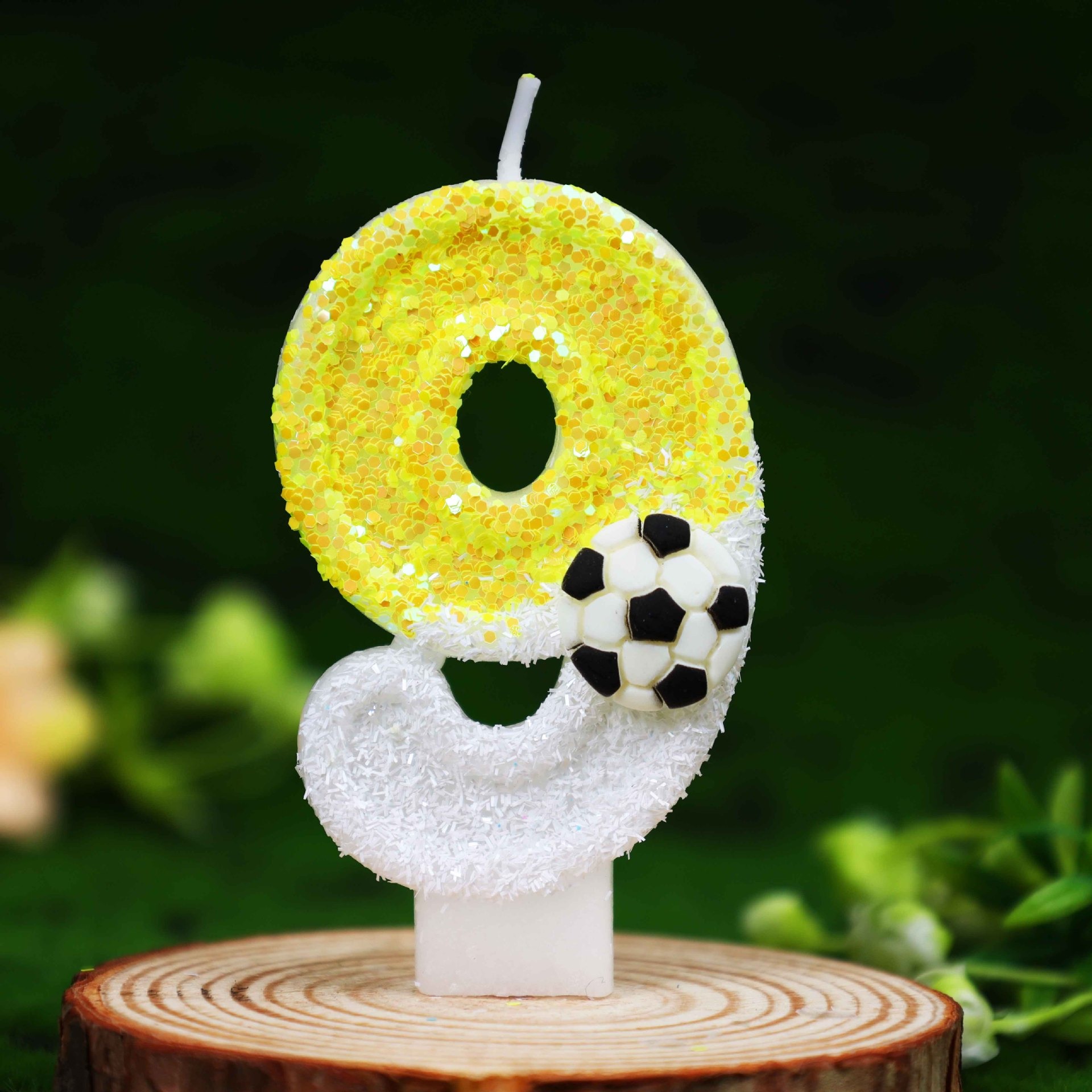 Yellow White Sequins Sports Fo - Candle Supplies In recension och pris