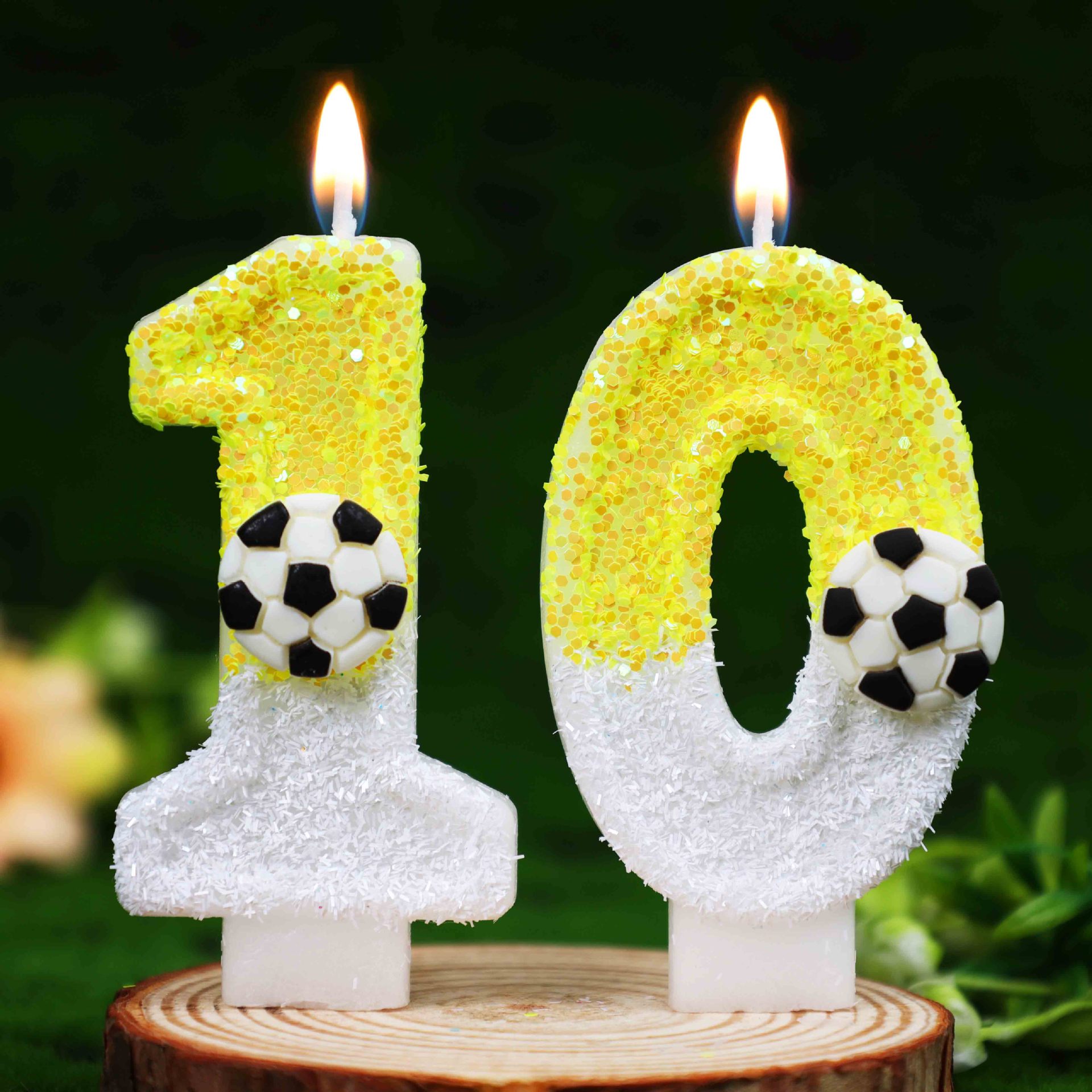 Yellow White Sequins Sports Fo - Candle Supplies In recension och pris