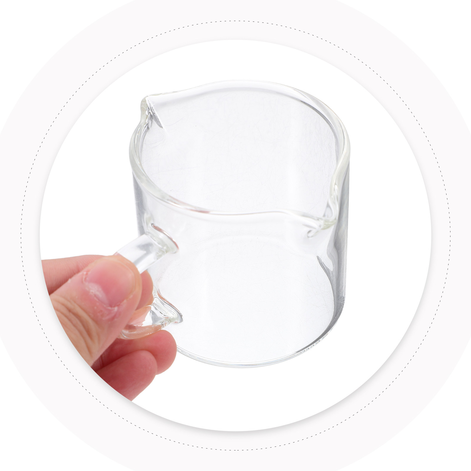 Small Mini Thickened Glass Dua - Pour Spout Pitcher recension och pris