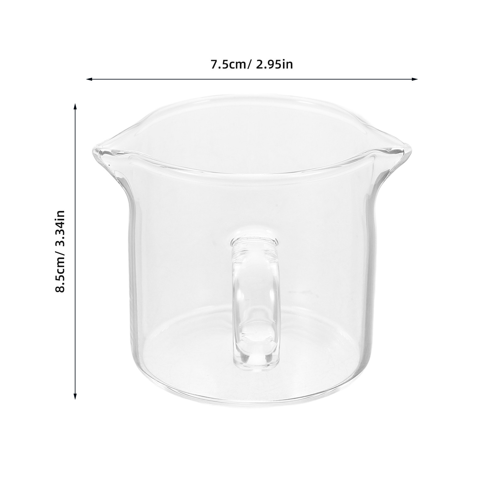 Small Mini Thickened Glass Dua - Pour Spout Pitcher recension och pris