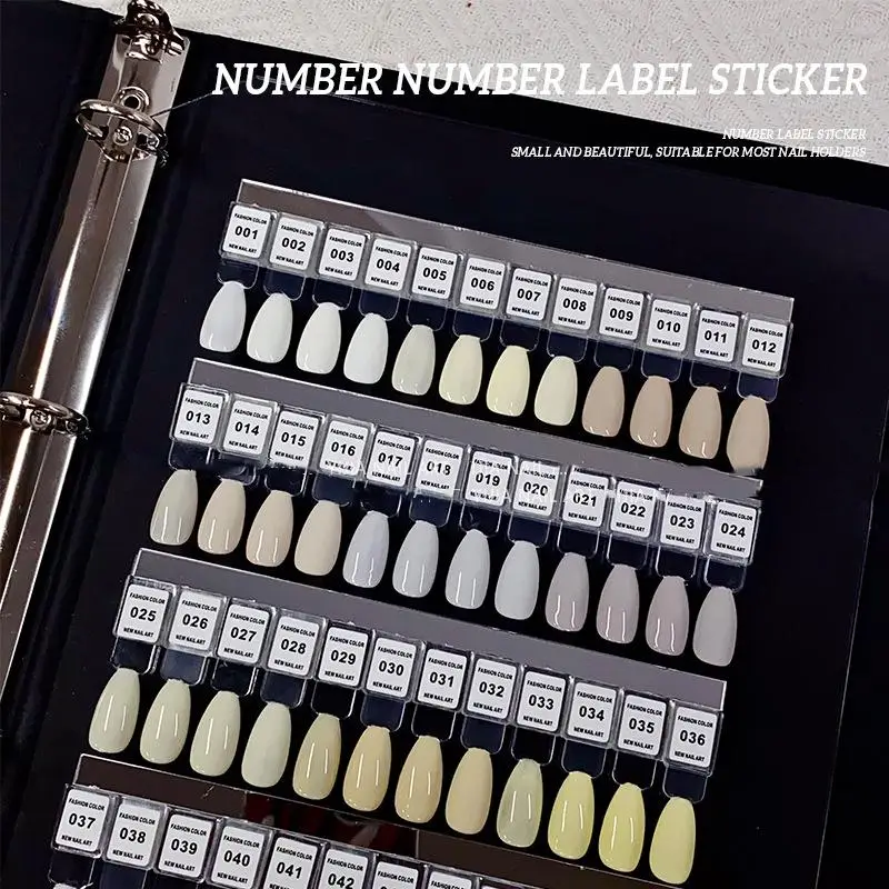 NO.1-240 Nail Polish Number St - Sticker Label Template recension och pris