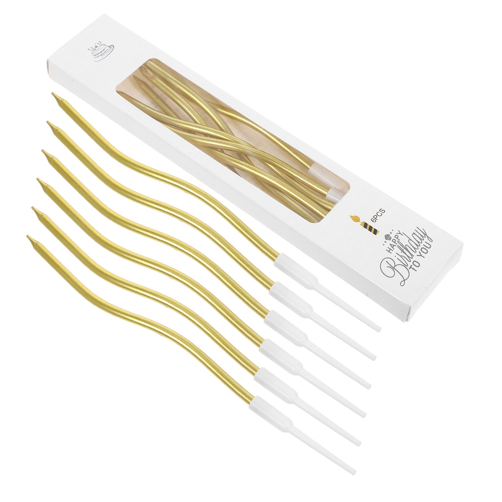 72Pcs Spiral Birthday Candles  - Candle Supplies In recension och pris