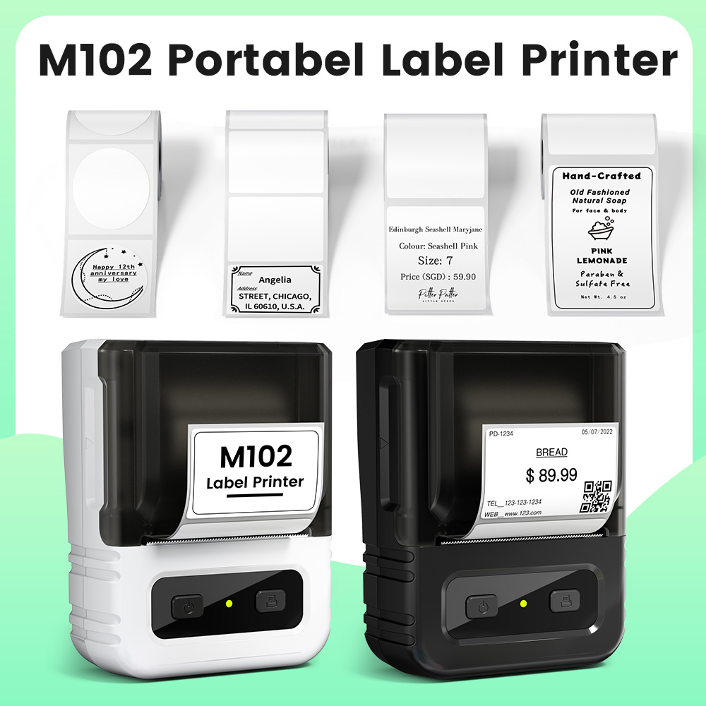 Mini Label Printer 20-50mm Shi - Sticker Label Template recension och pris