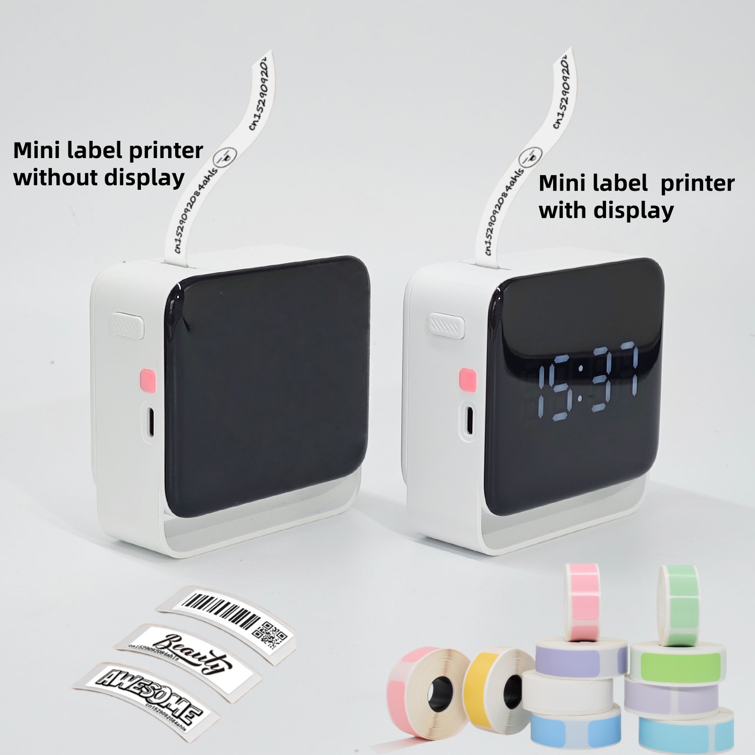 Label Maker with Paper Roll fo - Sticker Label Template recension och pris