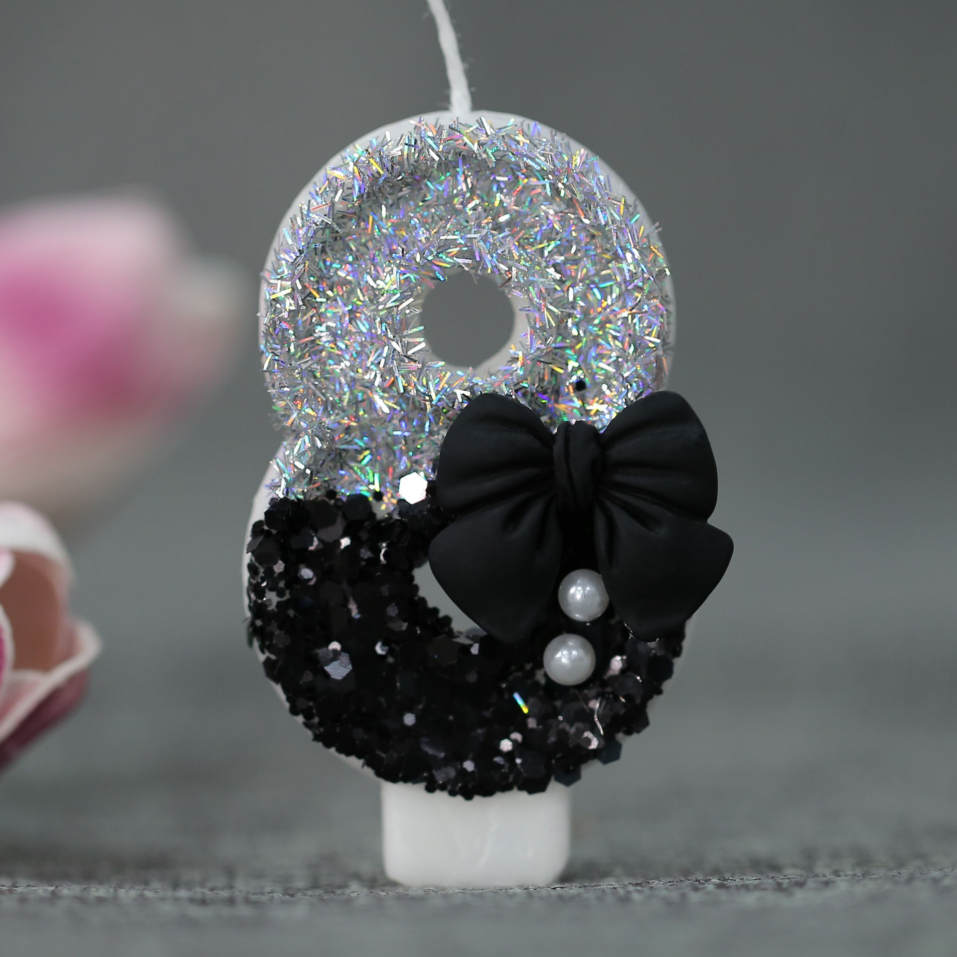 Midnight Bow & Pearl 0-9 Numbe - Candle Supplies In recension och pris