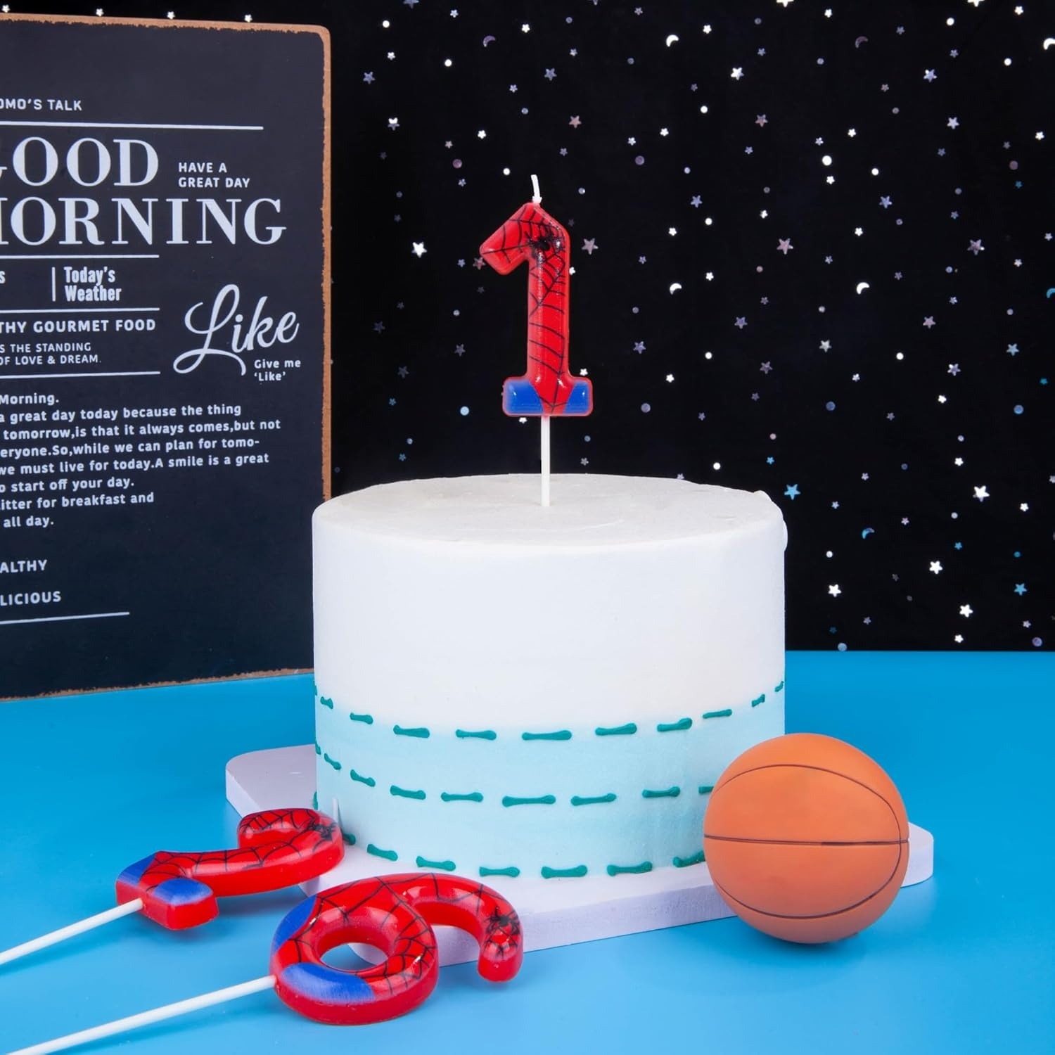 Spider Party 0-9 Birthday Cand - Candle Supplies In recension och pris