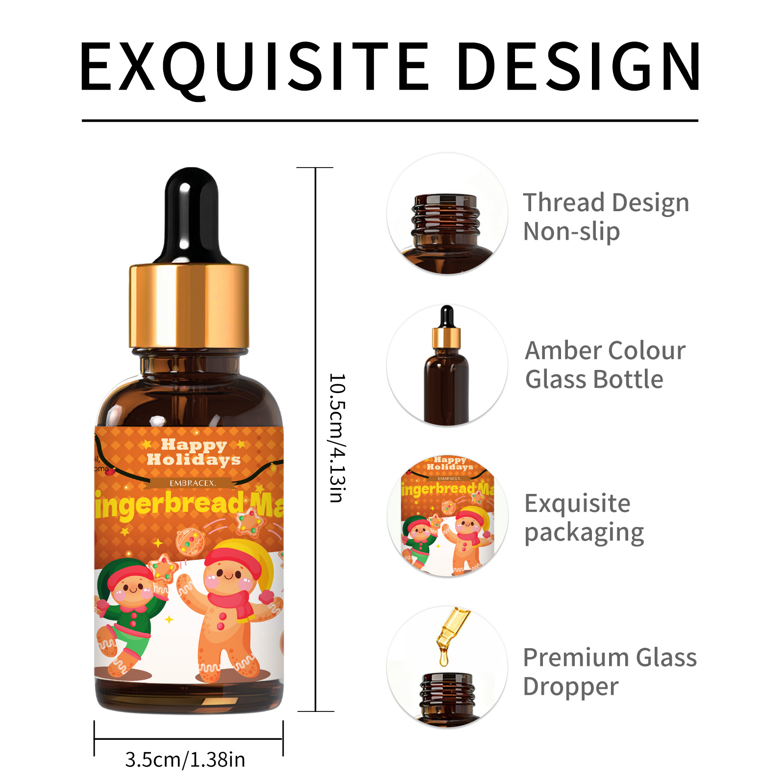 30ml Gingerbread Man  Essentia - Candle Supplies Fragrance Oil recension och pris