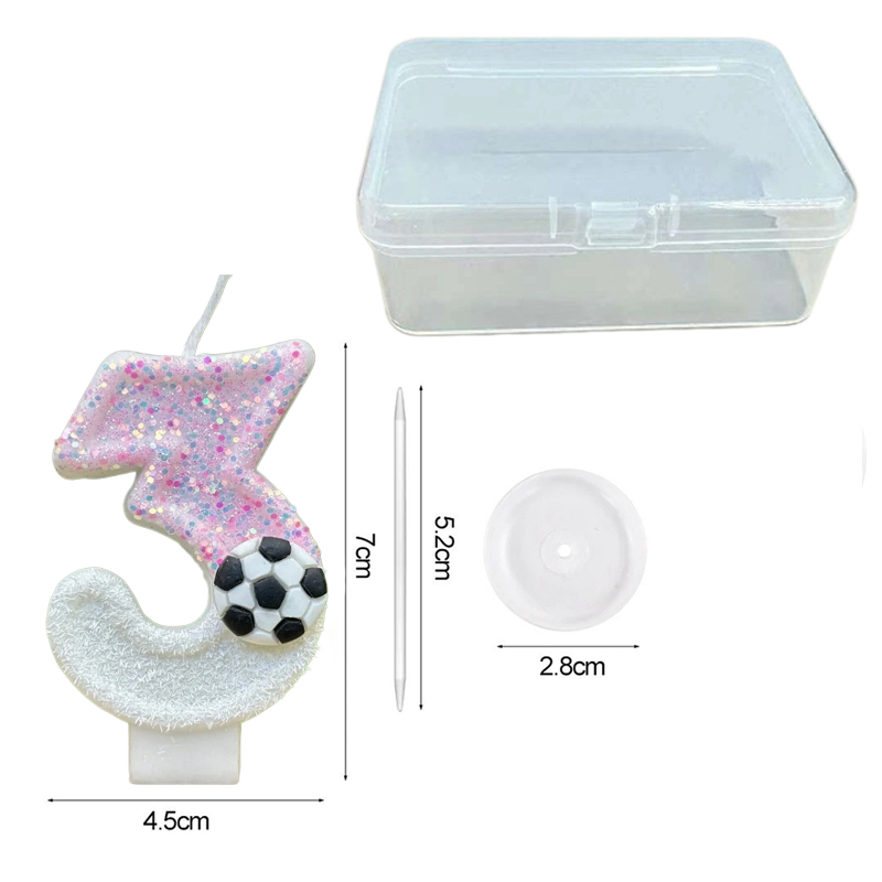 Pink White Sequins Sports Foot - Candle Supplies In recension och pris