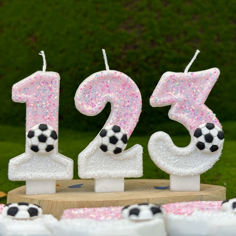 Pink White Sequins Sports Foot - Candle Supplies In recension och pris