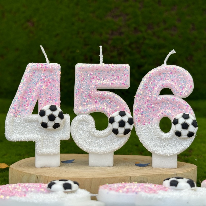 Pink White Sequins Sports Foot - Candle Supplies In recension och pris