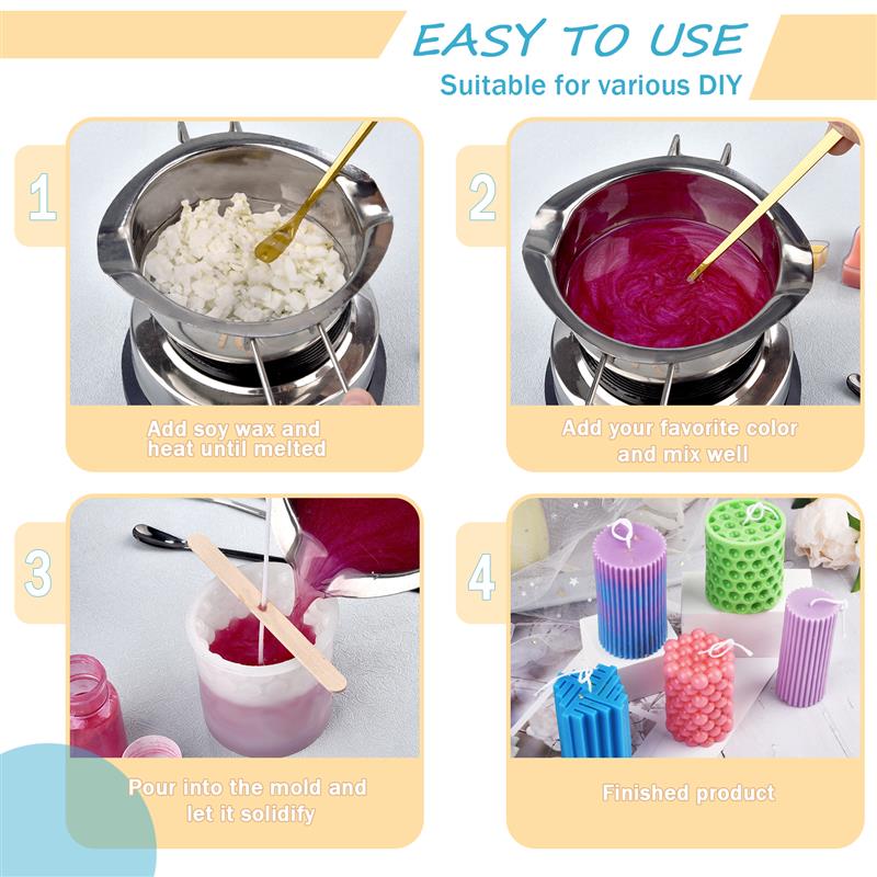 100/500g/1kg Pure Soy Wax Para - Candle Making Supplies Online recension och pris